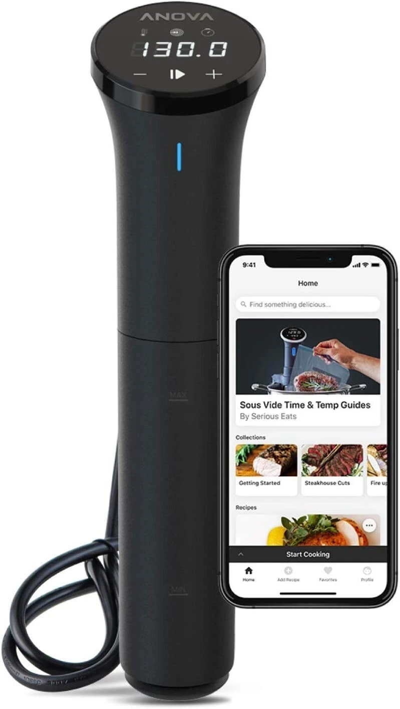 Anova Culinary AN400-US00 Nano Sous Vide Precision Cooker 12.8" x 2.2" x 4.1"...