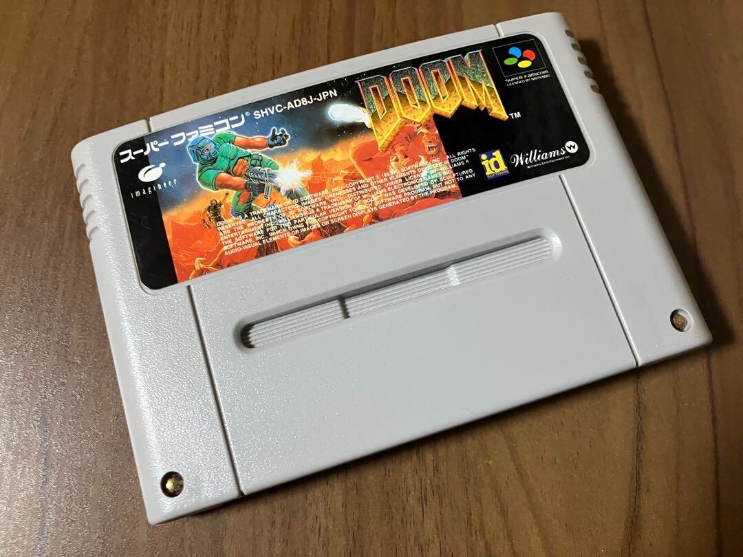 Nintendo　ゲームキューブ　プレステ2 スーパーファミコン　DS DOOM Super Famicom SFC SNES id Software Nintendo Japan Import DOOM