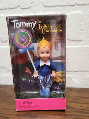 The Wizard Of Oz Tommy Lollipop Munchkin Doll Mattel Barbie Vintage 90s NIB