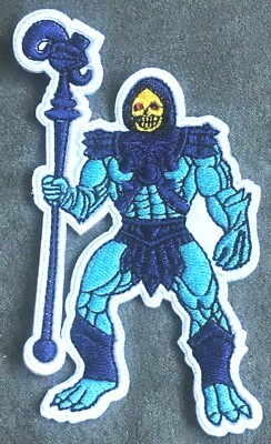 MASTERS of UNIVERSE embroidered figure patch SKELETOR motu badge jacket HE-MAN