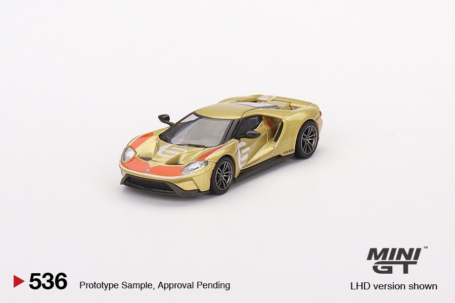 Mini GT 1:64 Scale Ford GT Holman Moody Heritage Edition Gold