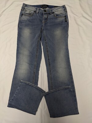 Aiko Jeans Silver Jeans Joga Women's Silver Aiko Slim Boot Stretch