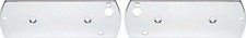 Oer 18 Chrome Arm Rest Backing Plate Set For 1968-1970 Bel Air Caprice Impala