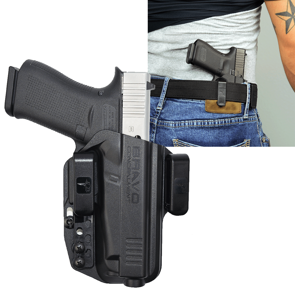 IWB Holster for Glock 19 Gen 5 MOS– Bravo Concealment