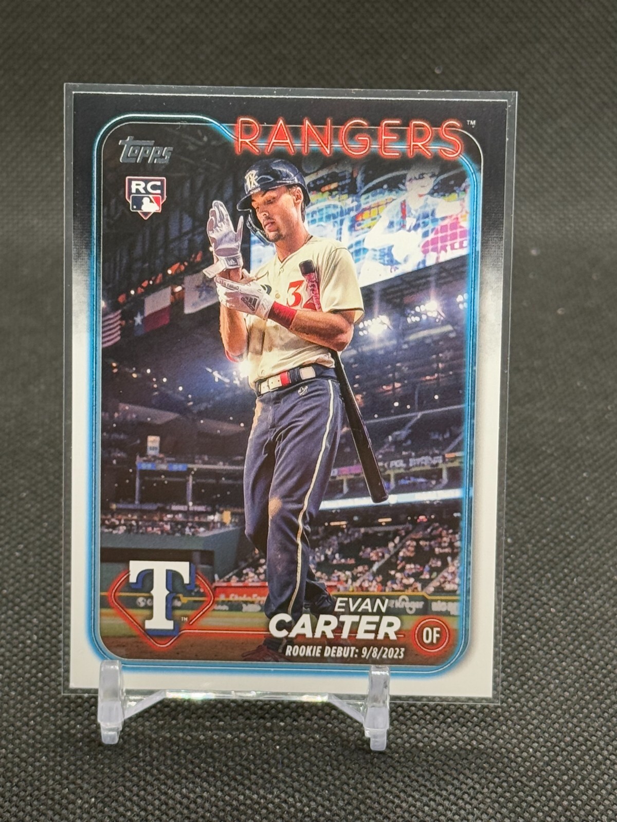 2024 Topps Update Evan Carter ROOKIE #US58 - Texas Rangers