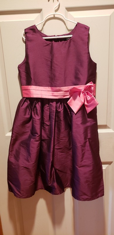 ATUN AllThingsUberNice- Party Holiday Girls Sz 10/11 Purple Dress Sleeveless