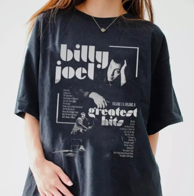 Billy Joel Tour Short Sleeve Concert Gift for Fan S to 5XL T-shirt