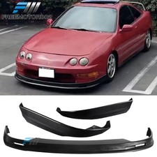 Fits 98-01 Acura Integra Hatchback Mugen Style Front Rear Bumper Lip Pp