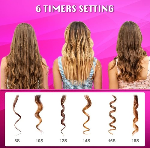 Crazy Beauty Cordless Automatic Wireless Hair Curler Rotating handheld Portable - Picture 5 of 6