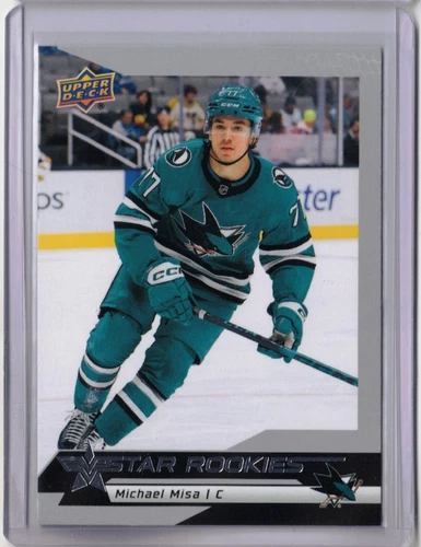 MICHAEL MISA 25/26 2026 Upper Deck Star Rookies Box Rookie San Jose Sharks #13