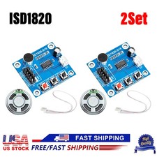ISD1820 Sound Voice Record Playback Module With Mic Sound Audio Loudspeaker 2PC