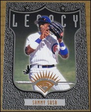 1997 Leaf Legacy Sammy Sosa Baseball Card #361 Chicago Cubs Right Field NRMT