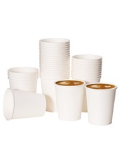 8 oz Disposable Paper Coffee Cups, 1000 Pack