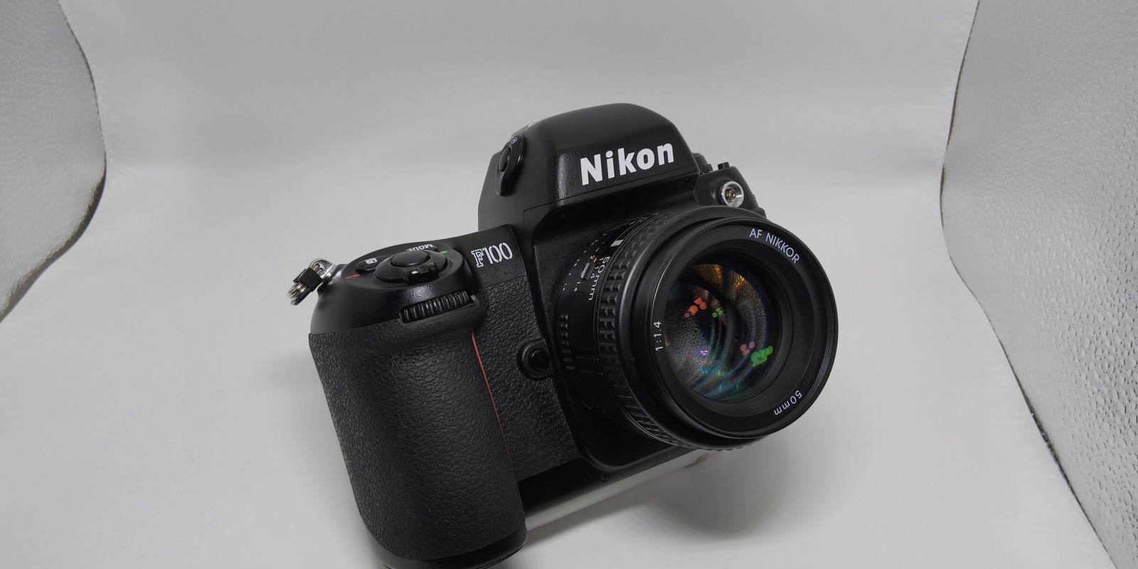No Sticky [MINT] Nikon F100 35mm SLR Film Camera w/ AF Nikkor 50mm f/1.4 JAPAN