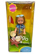 BK~ #H NIB BARBIE DOLL KELLY CLUB 2003 BONGO TOMMY SUN FUN G3973