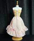 Vintage *Barbie* Clothes Pink Dress Lingerie, 1986 Fancy Frills #3184 FLAWS READ