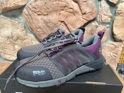 Timberland  Radius Work Shoes Womens Composite Toe A416Y Gray Purple Day One