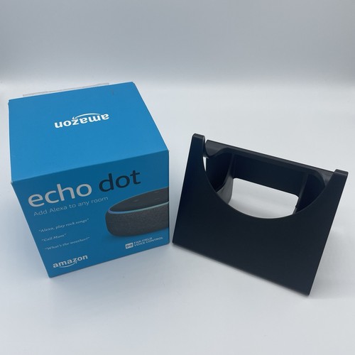 Amazon Echo Dot 3. Generation Alexa Smart Lautsprecher mit Halterung Ständer - Anthrazit