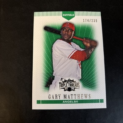 2007 Topps Triple Threads - Gary Matthews Jr. #103 Emerald /239