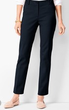 Talbots Hampshire Ankle Pants Black size 8P NWT