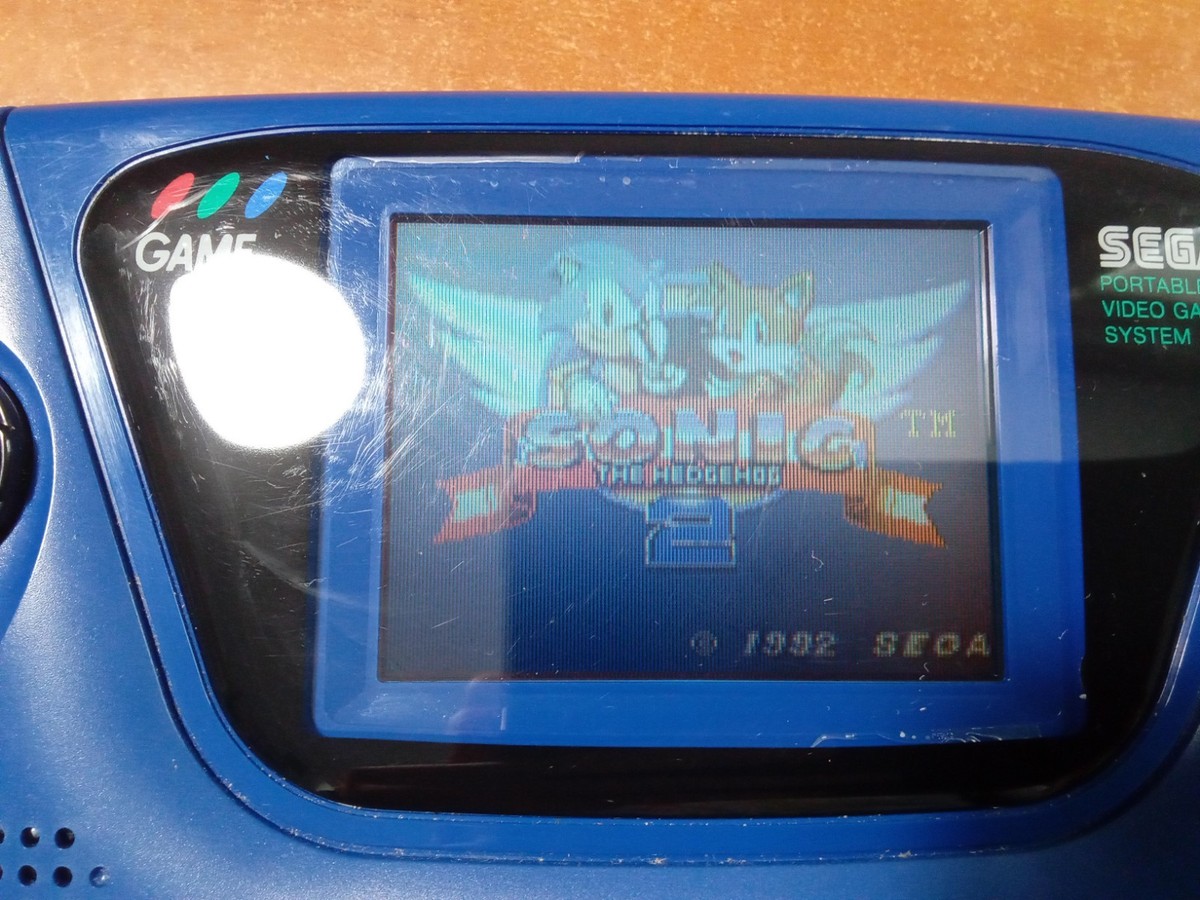 Sega Game Gear Launch Edition Blue Handheld System for sale online