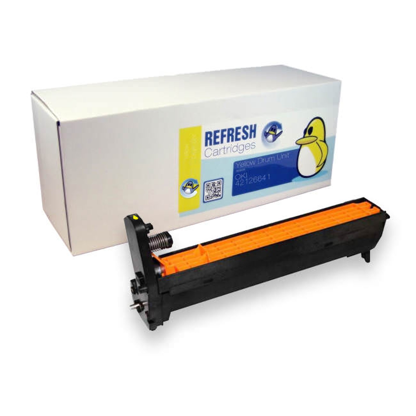 Refresh Cartridges Yellow Drum Unit 42126641 Compatible With OKI Printers