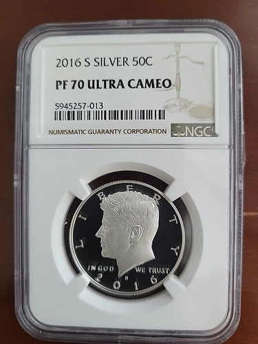 2016-S Kennedy Half Dollar Proof — photo from the most recent tracked eBay sale