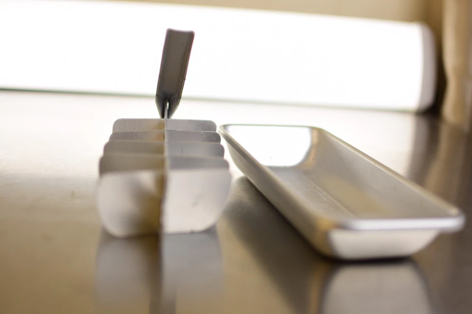 Vintage Aluminium Eisschale (12 Würfel) - Bild 4 von 4