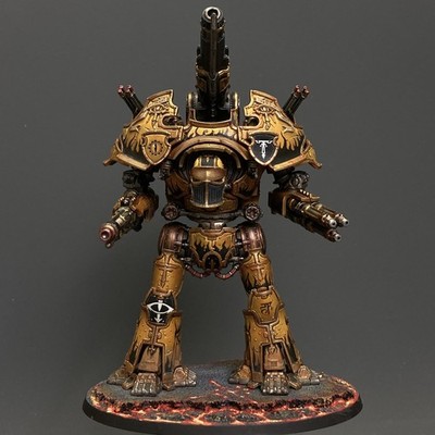 Warhammer 40k Warbringer Nemesis Titan Painted Imperial Knights
