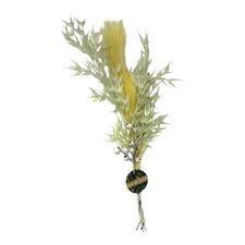 Let It Snow Ivory Leaf and Berry Sprig NWT $43 MSRP