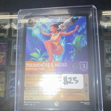 Ravensburger Disney Lorcana Pocahontas  Meeko Adventurous Friends 27/204 Foil