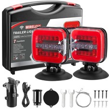 Wireless Trailer Lights Magnetic - Adjustable Magnetic Tow Light with 2 Mount...