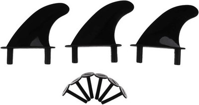 Santa Barbara Surfing SBS Soft Top Surfboard Fin Set of 3  