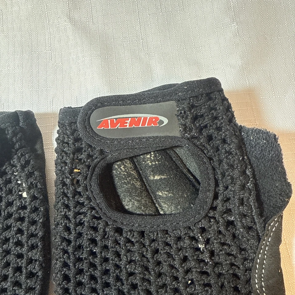 Avenir Bike Bicycle Cycling Gloves Large Adult / Black! Cut Off Fingers! - Image 3 of 4