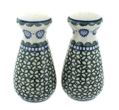 Blue Rose Polish Pottery Maia Large Salt & Pepper Shakers