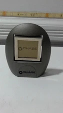 Chase Bank VINTAGE ANALOG DESK CLOCK Logo SWIVEL DESIGN
