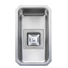 Rangemaster Atlantic Quad QUB16 Stainless Steel Undermount Kitchen Sink