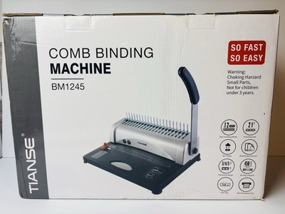 TIANSE BM1245 21-Hole 450 Sheet Comb Binding Machine