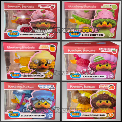 Strawberry Shortcake Mini Tubbz Scented Blueberry Muffin Rasberry Tart Lime Duck