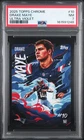 2025 TOPPS CHROME ULTRA VIOLET #10 DRAKE MAYE PSA 7