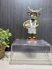 NBA Milwaukee Bucks Bango Mascot Figure White Jersey Basketball 8in Loose No Box