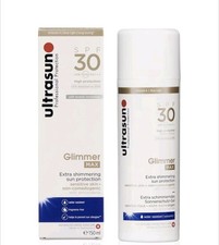 Image of BNIB Ultrasun SPF30 Glimmer MAX High Shimmer Sun Protection 150ml Sensitive Skin