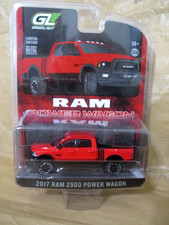 Greenlight 2017 Ram 2500 Power Wagon 4x4 in Red 1:64 Diecast w/Rubber Tires