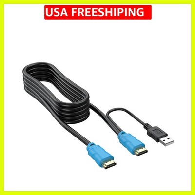 2-in-1 -USB KVM Cable 6ft for KVM Switch