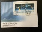 Sweden 1991 #1893a Satellites - FDC