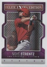 2014 Panini Elite Extra Edition Status Purple Die-Cut /150 Mike Strentz 0s55