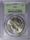 1923 S Peace Silver Dollar PCGS MS-63