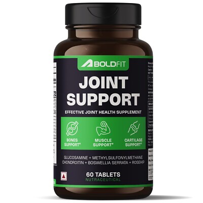 Boldfit Joint Support Supplement for Men and Women with Glucosamine 1000mg 60Tab