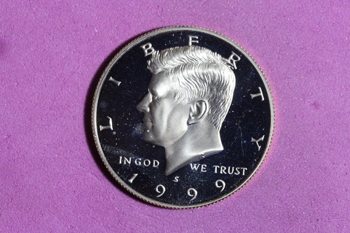 NACHLASSFUND 1999 S PROOF VERKLEIDET - KENNEDY HALF DOLLAR !! #K46675