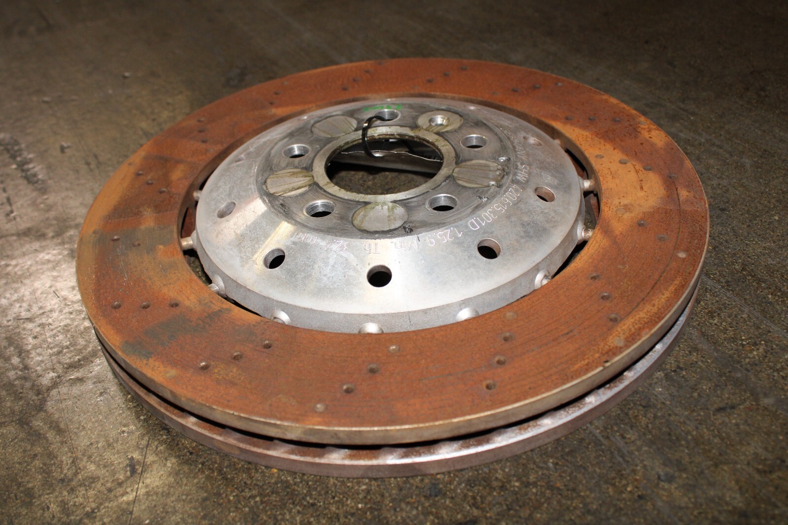Lamborghini Gallardo, LP550, 560, Front Brake Rotor, Steel, Used, P/N 420615301D